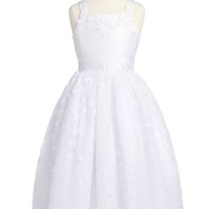 Kleinfeld Girls Jessica Shantung Flower Girl Dress